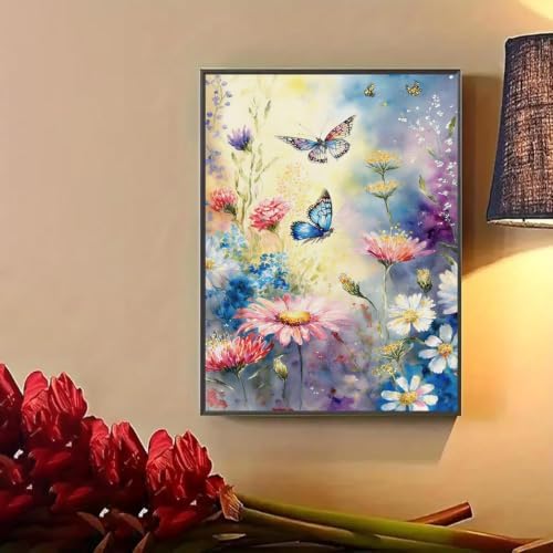 WUDWL Flower Diamond Art Kits for Adult Diamond Painting Kits for Adults