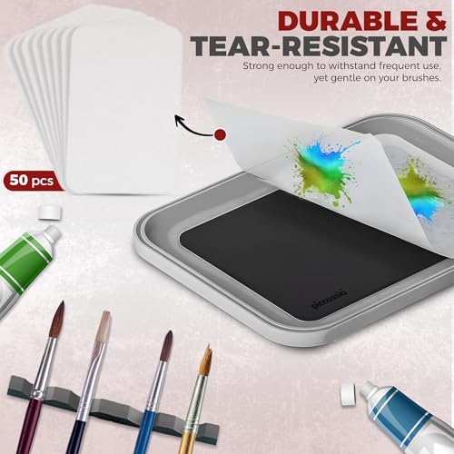 Stay Wet Palette for Acrylic Painting, Easy to Clean, Sturdy and Durable, Ideal for Painting Miniatures, Warhammer Painters, Students, Beginners, and Hobbyists
