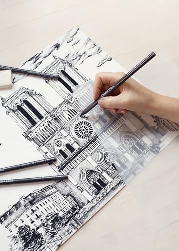 Conté à Paris Graphite Drawing Pencils, Set of 2, HB and 2B