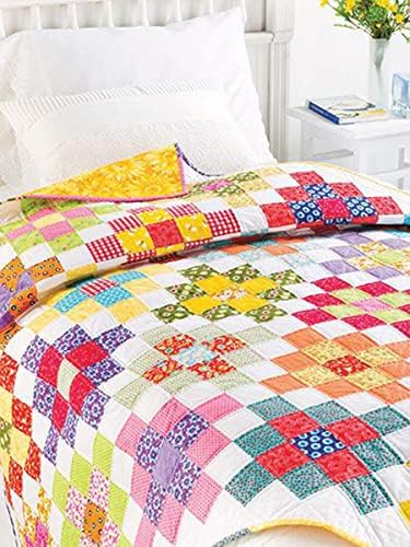 4" x 4" 200pcs Cotton Fabric Squares for Sewing Quilting Supplies-Floral