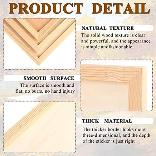 15 Pack Unfinished Wood Canvas Panels Kit 11.8x7.9 Inch Wooden Panel Boards Wood Paint Pouring Panels Wooden Canvas Panels Boards for Painting, Pouring Art, Crafts