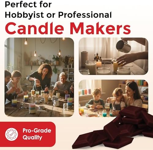 Red Candle Dye Chips, Soy & Paraffin Candle Making, 50 Pack