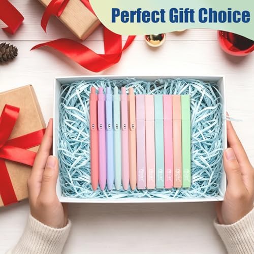 Vitoler Bible Highlighters and Pens, 6 Black Pens & 6 Highlighters | for Study, Journaling and Office Best Gifts for Teacher Nurse Mothers Day