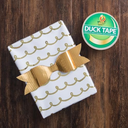 Duck Brand Color Duct Tape, 6-Roll, Metallic Gold (280748_C)
