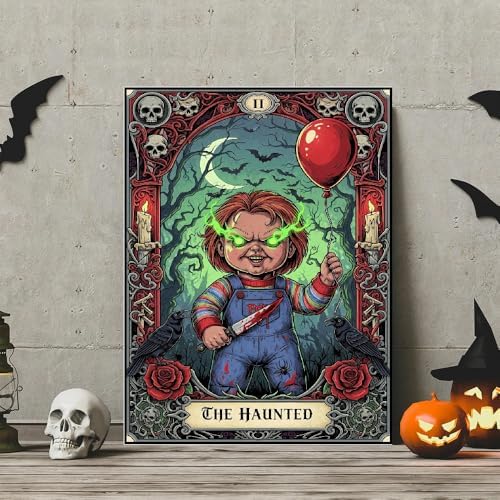 6 Pack Horror Diamond Art Kits for Adults,Diamond Painting Kit for Beginner
