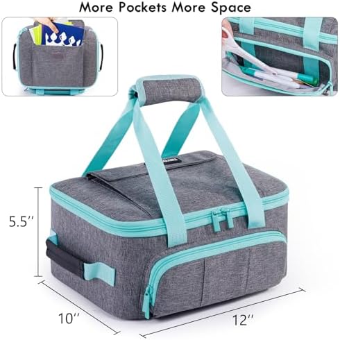 Carrying Case for Cricutt Joy, Portable Craft Storage Bag Organizer with Pockets for Tools and Accessories