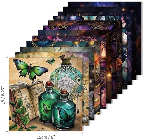 6x6" Scrapbooking Paper Pad Single Sided Decorative Colored Papers