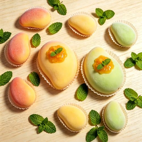4.25" Giant 3D Mango Silicone Mold 2 Pack, Extra Large Fruit Cake Mold