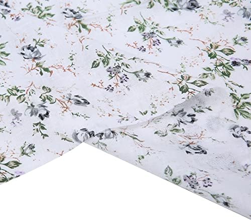 Cotton Fabric DIY Making Supplies Quilting Patchwork Fabric Fat Quarter Bundles DIY for Quilting Cotton Patchwork Cushions (Grey, 20" x 20")