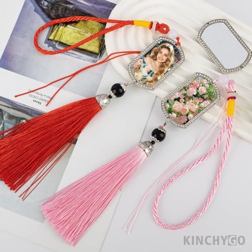 3 Pack Sublimation Keychain Blanks with Tassel Double Sided Blank