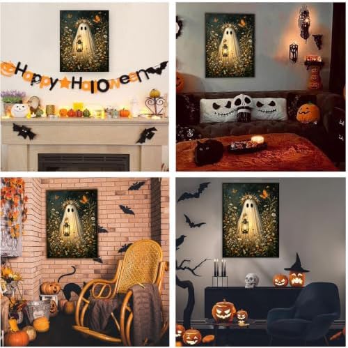 SUJINMEI Ghost Paint by Numbers Kit for Adults Without Frame 16X20 inch