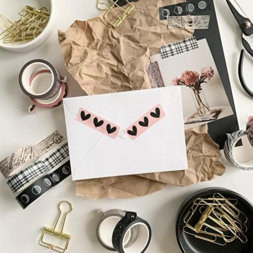 16 Rolls Washi Tape Set for Journaling, Scrapbooking & Decorative Crafts