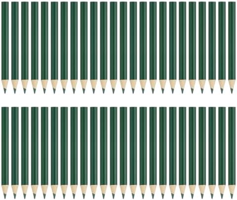 PATIKIL Medium Green Colored Pencils Set,48 Pcs Oil Color Pencils Wooden 3.5inch Coloring Drawing Half Pencils for Artists Art Painting