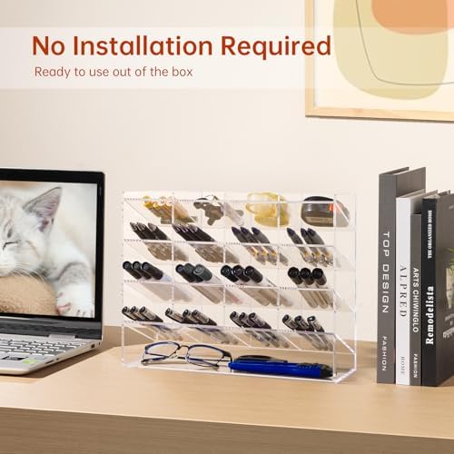 BEYGORM Acrylic Vertical Marker Organizer for 200 Markers, Desk Orgaizer