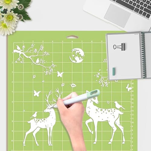 KINGFINGER Scrapbooking Tools Set, Weeders, Scraper, Spatula, Tweezers, Scissors, Scoring Stylus, Basic Weeding Tools, Accessories and Supplies for Cricut/Silhouettes/Cameos/Weeding Vinyl/Splicing