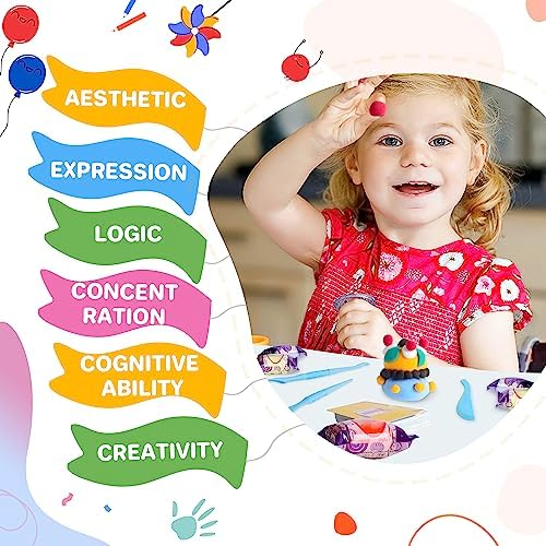 Aestd-ST Air Dry Clay 102 Colors, Modeling Clay for Kids, DIY Magic Clay
