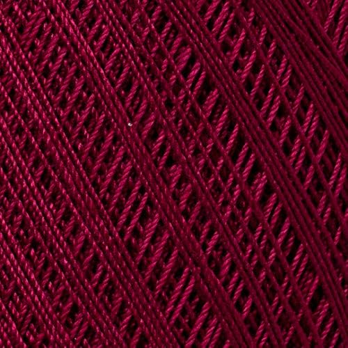 Yarn Art 1 Skein YarnArt Violet,100 Mercerized Cotton Yarn Threads Crochet Lace Hand Knitting Yarn Embroidery Arts Crafts (Cherry Red 112)