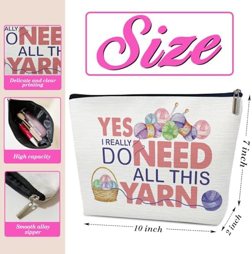 Crocheting Gifts for Women, Yarn Makeup Bag