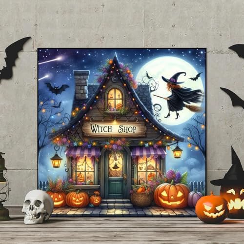 Halloween Diamond Art Kits for Adults,Diamond Painting Kits for Beginner 5D