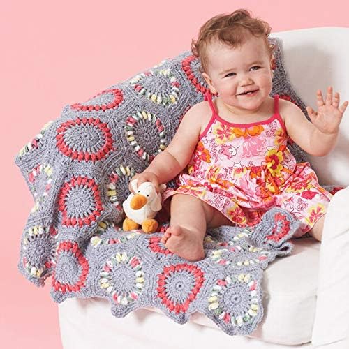 Bernat Softee Baby Cotton YARN, Soft Plum