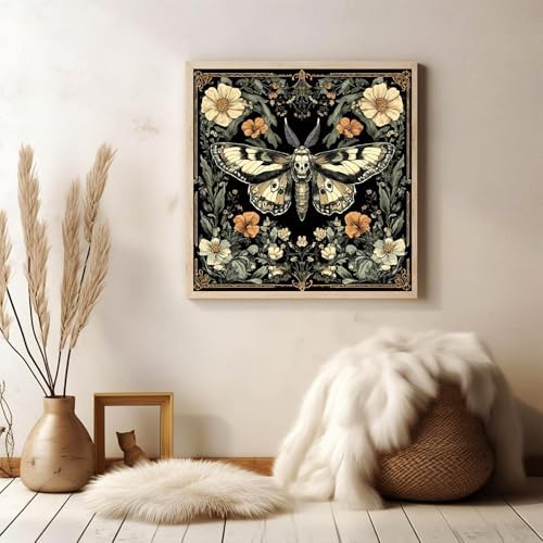 Butterfly Diamond Art Kits for Adults, Diamond Painting Kits 14x14 Inch | Diamond Painting Kits for Adults Beginners, Gem Art, 5D Full Drill, DIY Arts and Crafts for Gift Home or Decor