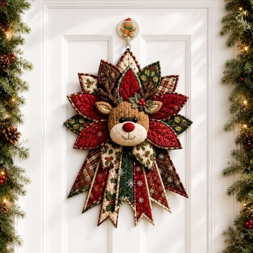 Giltpeak Quilted Door Hanger Kit, Christmas Door Hanging DIY Sewing Kit，A