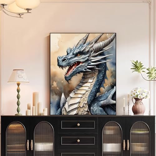 XTCIXAL Paint by Numbers Kit for Adults, Dragon, 16X20 Inch