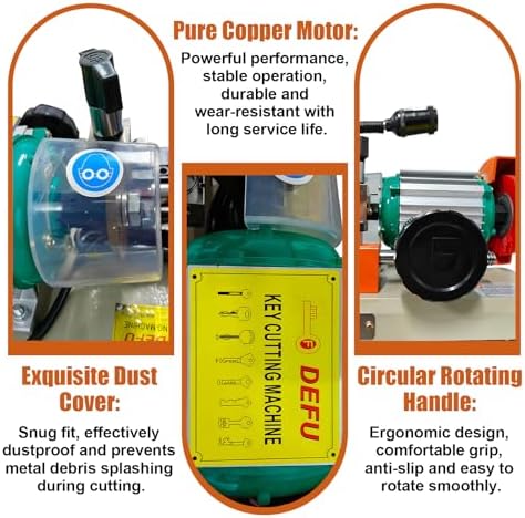 Cutting Machine, 110V Upgraded Horizontal Cutter with Brush | Professional Metal Cutting Machine, Ideal for Hardware Store Use