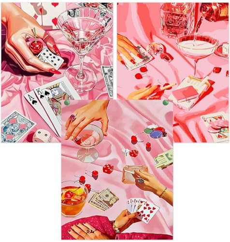 3 Pack Square Diamond Art Kits for Adults Diamond Painting Kit for Beginner