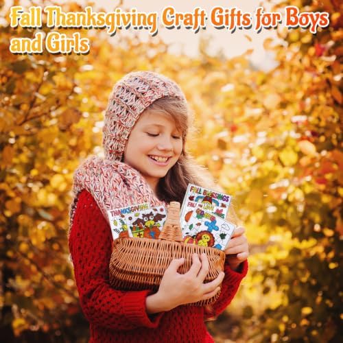 Fall Thanksgiving Crafts for Kids Christian Art Activities Blank Puzzle Toy