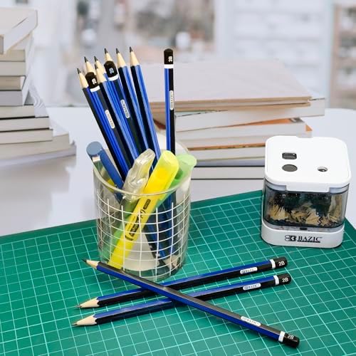 BAZIC PRODUCTS #2B Wood Pencils, 12 Count, for Drawing
