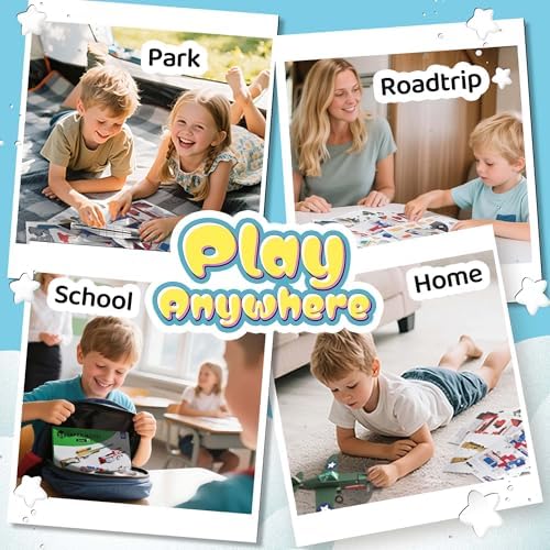 2 Themes in 1, 3D Model Paper Airplane Kits, DIY Origami Kit for Kids Ages 8-12, Include 16 Pre-cut, Easy-to-Assemble Gun & Aircraft Models, Origami Kit for Kids Ages 8-12, Paper Airplane Kits