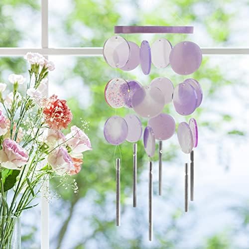 Temlum Silicone Resin Molds for Wind Chime with Metal Tubes | DIY Resin Wind Chime Molds Resin Casting Mold for Home Décor Resin Craft Supplies