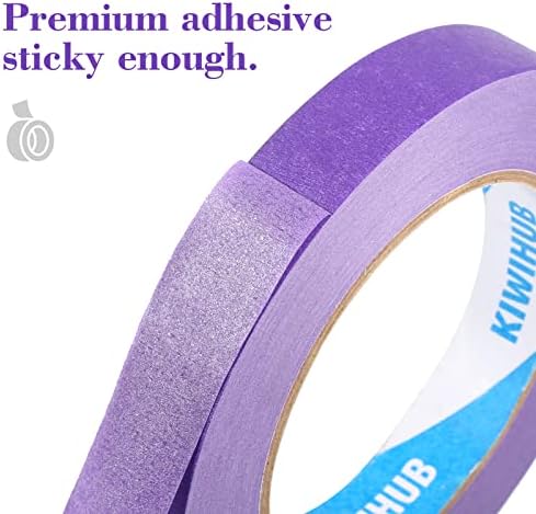 Purple Painters Tape,1 inch x 60 Yards
