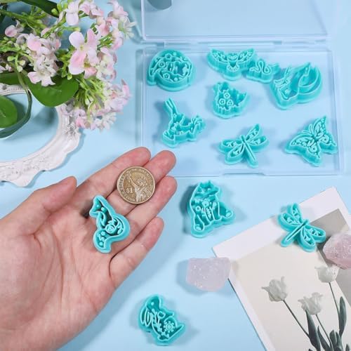 ORIGACH 12 Pcs Forest Animals Polymer Clay Cutters Set