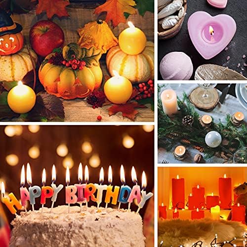 Candle Wick Roll, RAPUDA 200 Ft 24 PLY Braided Wick Spool, 2 Pcs Metal Candle Wick Holders,100 Pcs Metal Sustainer Tabs, 60 pcs Candle Thread Stickers for Candle DIY Craft Making