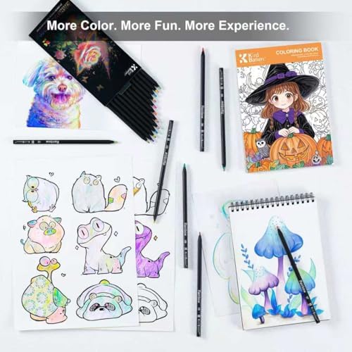 Art Supplies 24 Rainbow Colored Pencils, Teen Girl Gifts Trendy Stuff, Multicolored Cool Stuff Fun Art Pencil Teen Girl Gifts Trendy Stuff
