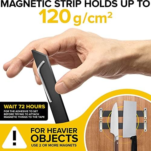X-bet MAGNET Super Sticky Adhesive Magnetic Strips, 12x1.5 (30x3.8cm), 1 pc