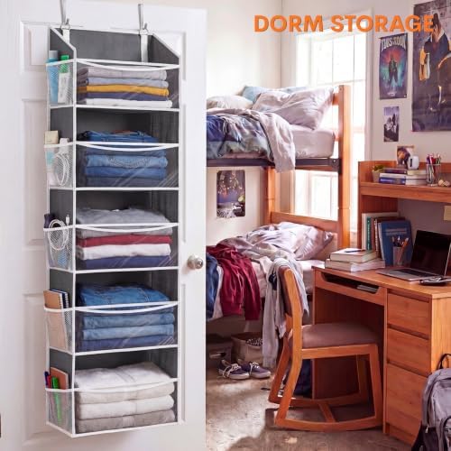 Ofiray-home 2P 5Tiers Over Door Organizer,Weekly Clothes Organizer for Kids