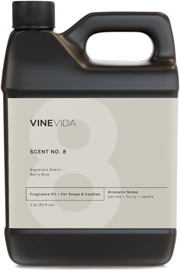 VINEVIDA [32oz] Berry Blue Fragrance Oil for Candle Making and Soap Making - Premium Candle Scents for Soy Candles