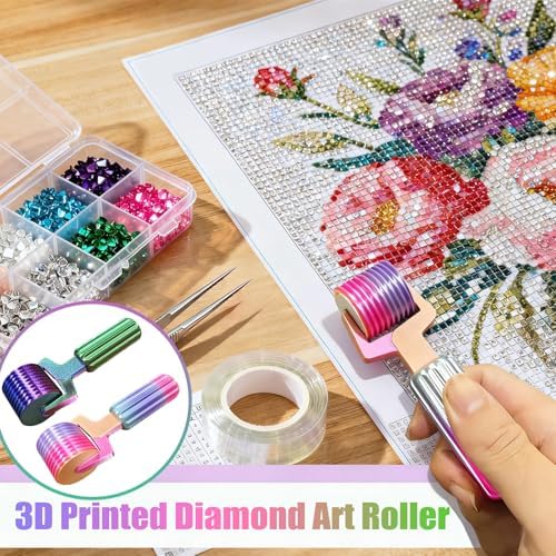 3D Printed Diamond Art Roller