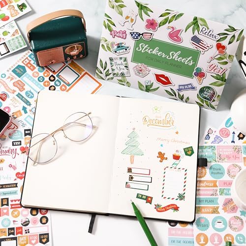Planner Stickers - Monthly Planner Stickers and Accessories 25 Pages