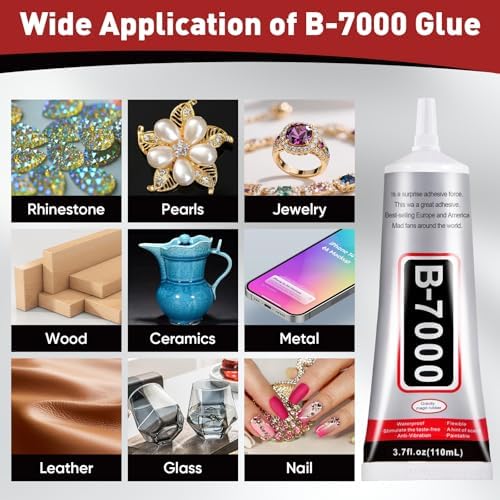 10 PCS 110ml B7000 Rhinestone Glue, Bedazzling Glue for Craft, Jewelry