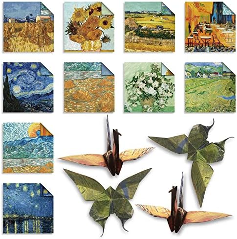 Origami Paper 6x6" Double Sided 50 Sheets 10 Colors Origami Kit,Craft Paper