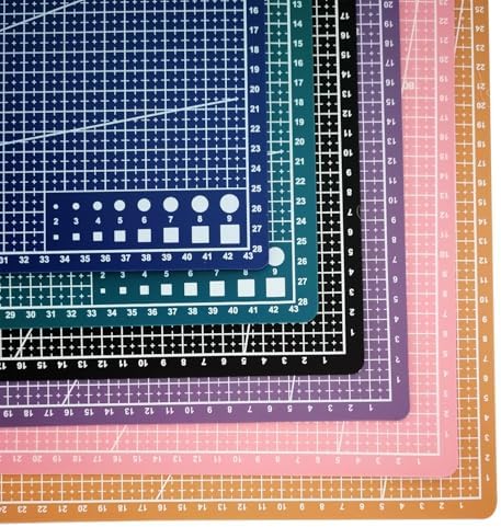New A3 Double Side Craft Cutting Mat Cutting Board Sewing Pad Artist Carving Tools Handmade Crafts DIY Props (Purple)