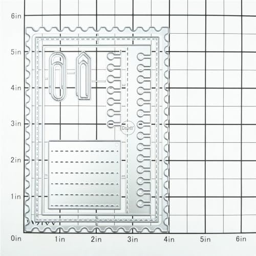 Rectangle Lace Background Board Metal Cutting Dies for Card Making