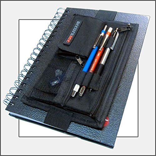 Accurasee Sketch Caddie for Artist - Art Supply Carrier with Elastic Band Attachment for Portfolio Sketch Book, Art Binder, Notebook, Art Organizer