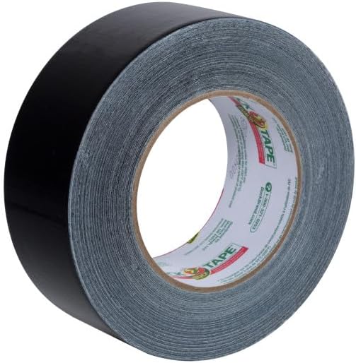 Duck Brand Max Strength Duct Tape, Black, 1.88 Inch x 35 Yards, 240867 (Pack of 6)