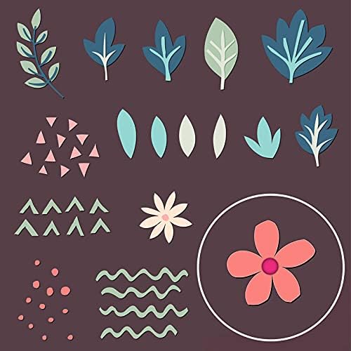 Hotop 500 Pcs Brad for Paper Crafts Metal Paper Fasteners,Multicolored (Pack of 2)
