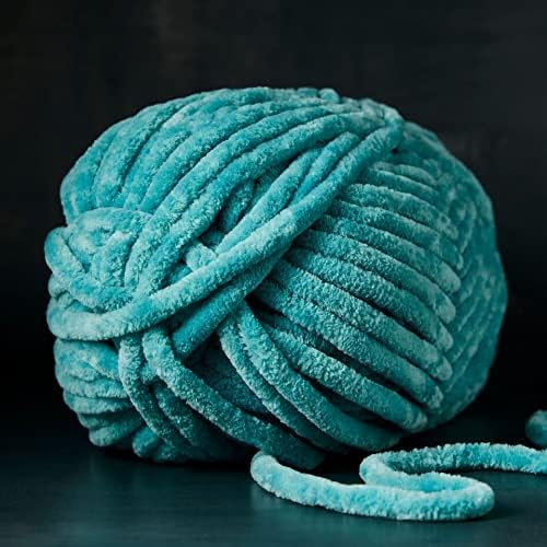Loops & Threads Sweet Snuggles Yarn - Yarn for Knitting, Crochet, Weaving, and Arts & Crafts - Blue, Polyester, 8.8 oz